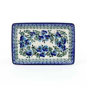 Tacka ceramiczna C27 18/12 cm<br> 2273X Kobaltowe bratki